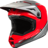 FLY RACING KINETIC VISION HELMET RED/GREY SM - F73-8653S - Image 2