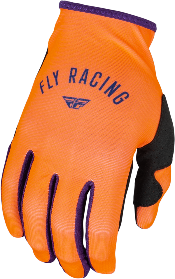 FLY RACING WOMEN'S LITE GLOVES NEON CORAL/DEEP PURPLE XS - 377-611XS