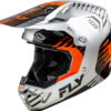 FLY RACING FORMULA CP SLICE HELMET GREY/ORANGE/BLACK SM - 73-0053S - Image 2