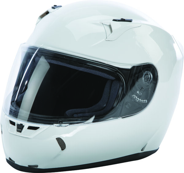 FLY RACING REVOLT SOLID HELMET ECE WHITE MD - 73-8353M