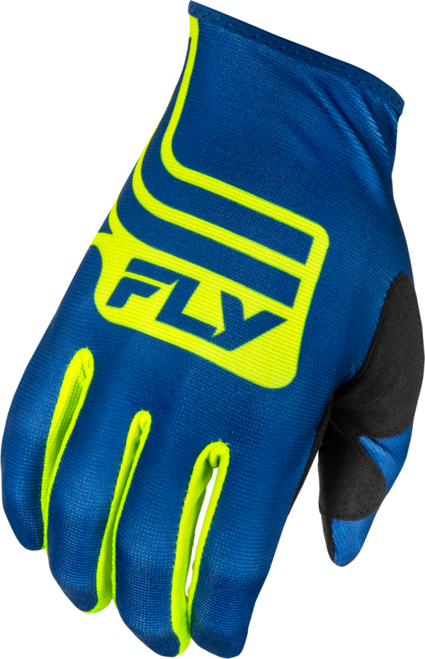 FLY RACING YOUTH LITE LANCER GLOVES NAVY/HI-VIS YS - 378-715YS