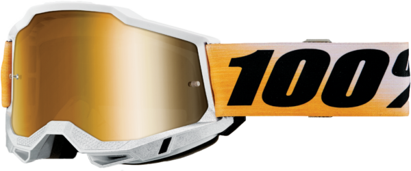 100-PERCENT ACCURI 2 GOGGLE SHIV MIRROR TRUE GOLD LENS - 50014-00033