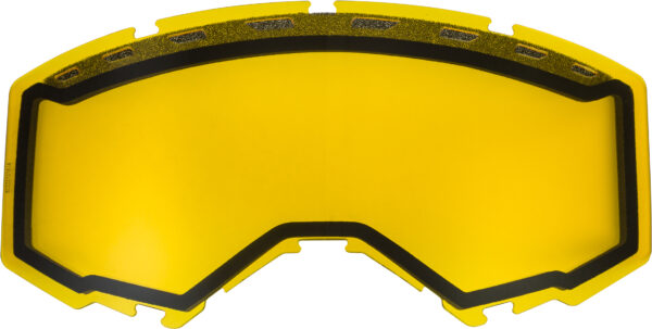 FLY RACING DUAL LENS WITH VENTS ADULT YELLOW - FLB-020