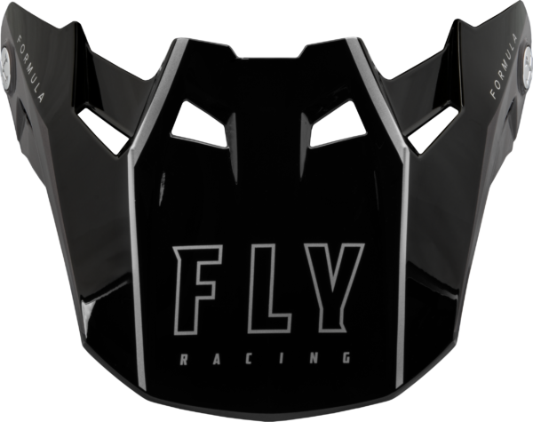 FLY RACING FORMULA CARBON TRACER VISOR SILVER/BLACK YL/SM - 73-47124S