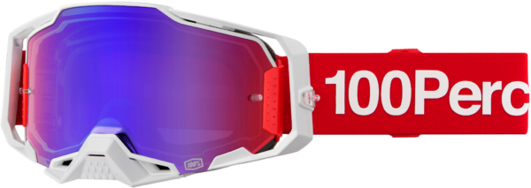 100-PERCENT ARMEGA GOGGLE CORBIN MIRROR RED/BLUE LENS - 50005-00040