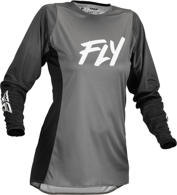 FLY RACING WOMEN'S LITE JERSEY GREY/BLACK 2X - 376-6212X