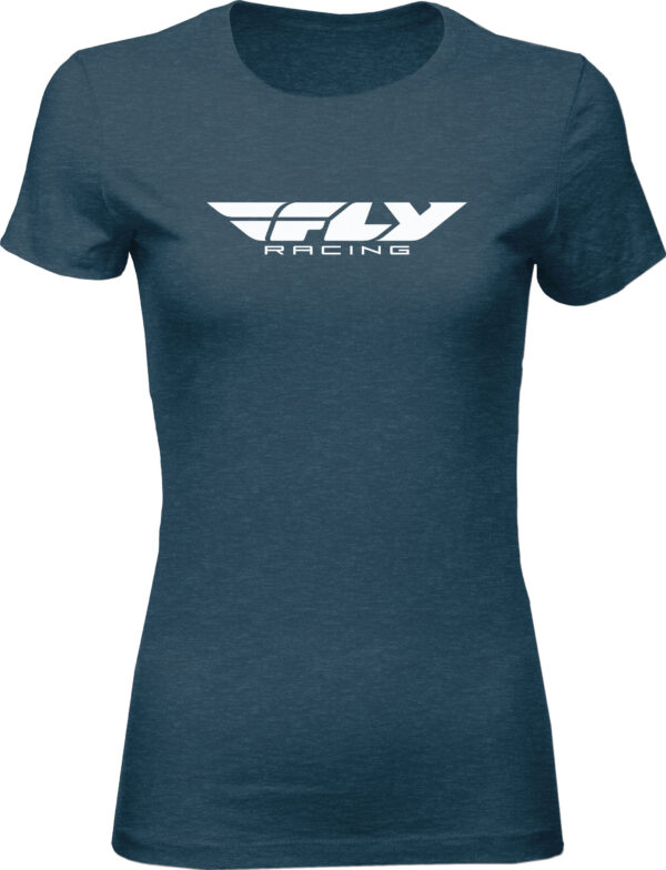 FLY RACING WOMEN'S FLY CORPORATE TEE INDIGO LG - 356-0362L