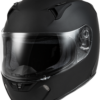 FLY RACING REVOLT SOLID HELMET ECE MATTE BLACK SM - 73-8352S - Image 2