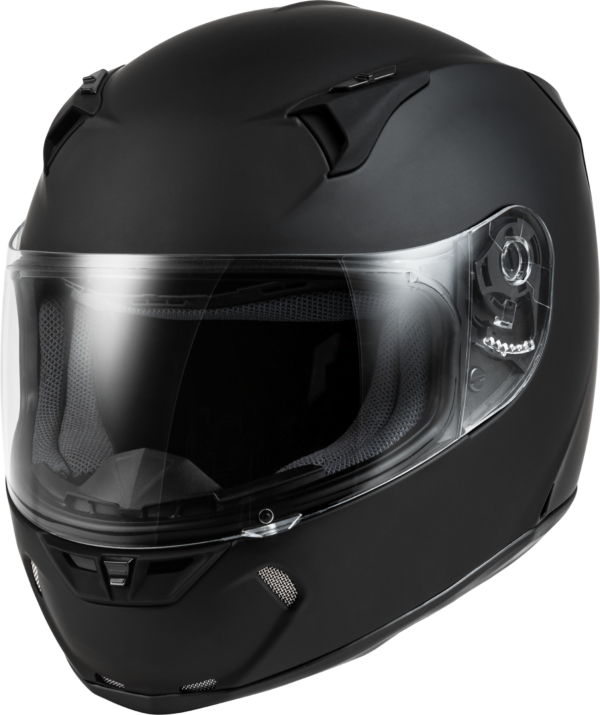 FLY RACING REVOLT SOLID HELMET ECE MATTE BLACK SM - 73-8352S