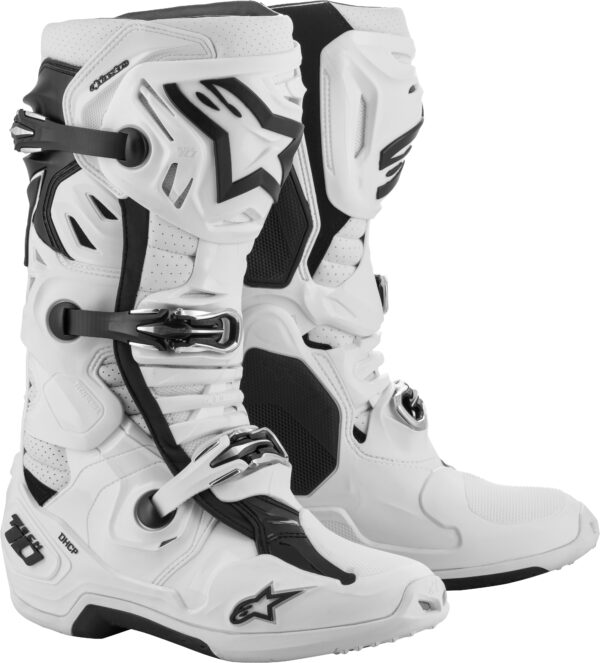 ALPINESTARS TECH 10 SUPERVENTED BOOTS WHITE SZ 14 - 2010520-20-14