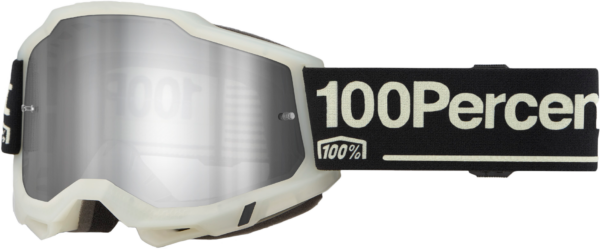 100-PERCENT ACCURI 2 GOGGLE GLOW MIRROR SILVER LENS - 50014-00048