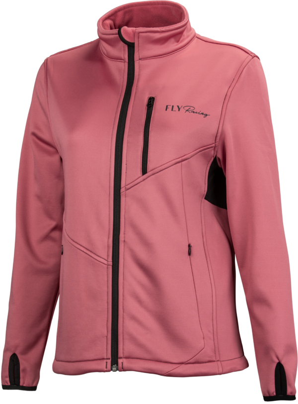 FLY RACING WOMEN'S MID-LAYER JACKET PINK LG - 354-6342L