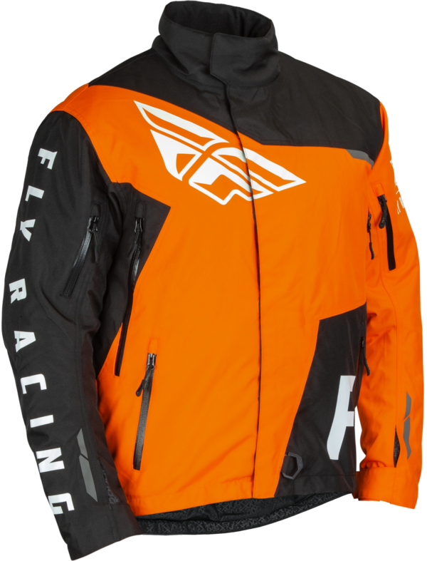 FLY RACING YOUTH SNX PRO JACKET BLACK/ORANGE YL - 470-5404YL