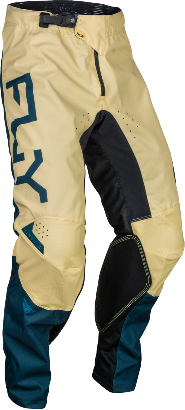 FLY RACING KINETIC RELOAD PANTS IVORY/NAVY/COBALT SZ 34 - 377-53334