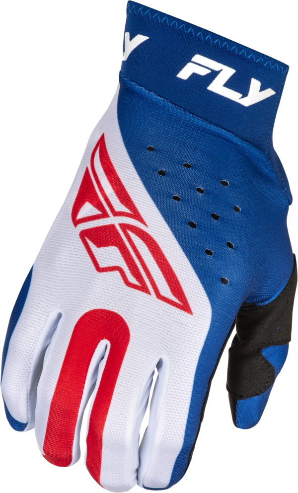 FLY RACING PRO LITE GLOVES RED/WHITE/BLUE XS - 378-046XS