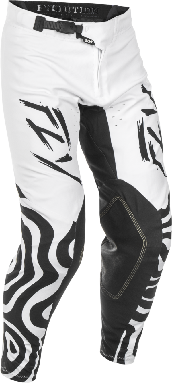 FLY RACING EVOLUTION  DST  ABYSS PANTS WHITE/BLACK SZ 28 - 378-13528