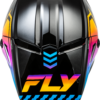 FLY RACING YOUTH KINETIC MENACE HELMET BLACK/SUNRISE YM - F73-8655YM - Image 4