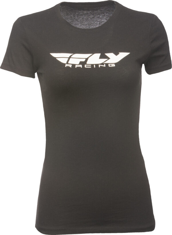 FLY RACING WOMEN'S FLY CORPORATE TEE BLACK XL - 356-0370X