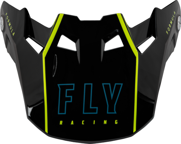 FLY RACING FORMULA CARBON TRACER VISOR HI-VIS/BLACK XL/2X - 73-47122L