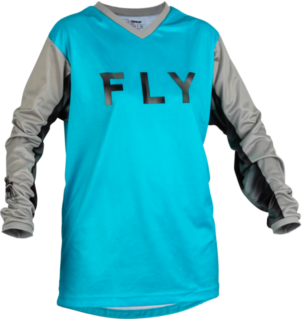 FLY RACING WOMEN'S F-16 JERSEY SKY BLUE/LIGHT GREY XL - 376-822X