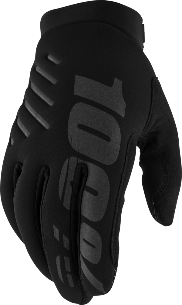 100-PERCENT BRISKER GLOVES BLACK SM - 10003-00000