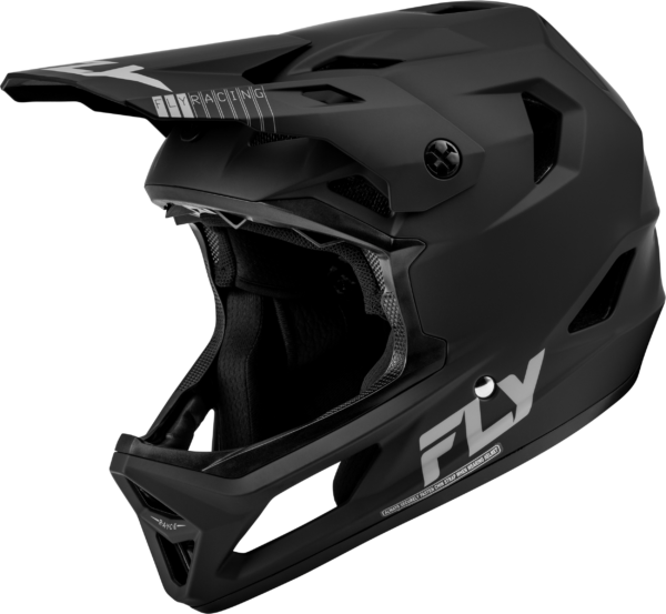 FLY RACING YOUTH RAYCE BICYCLE HELMET MATTE BLACK YM - 73-3613YM