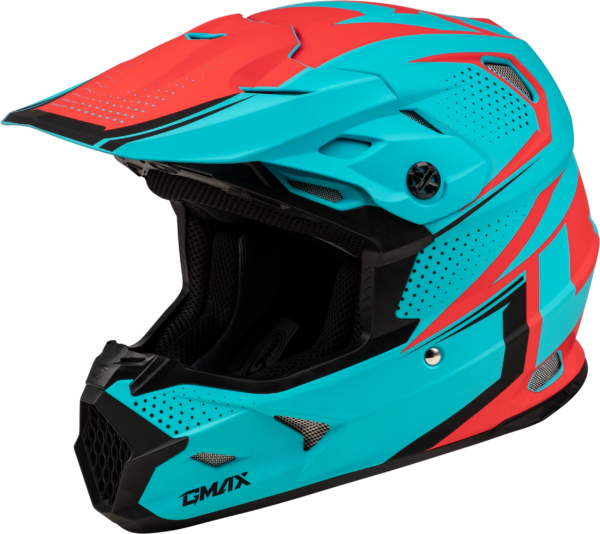 GMAX MX-96 502 HELMET MATTE BLUE/RED  XS - D39621003