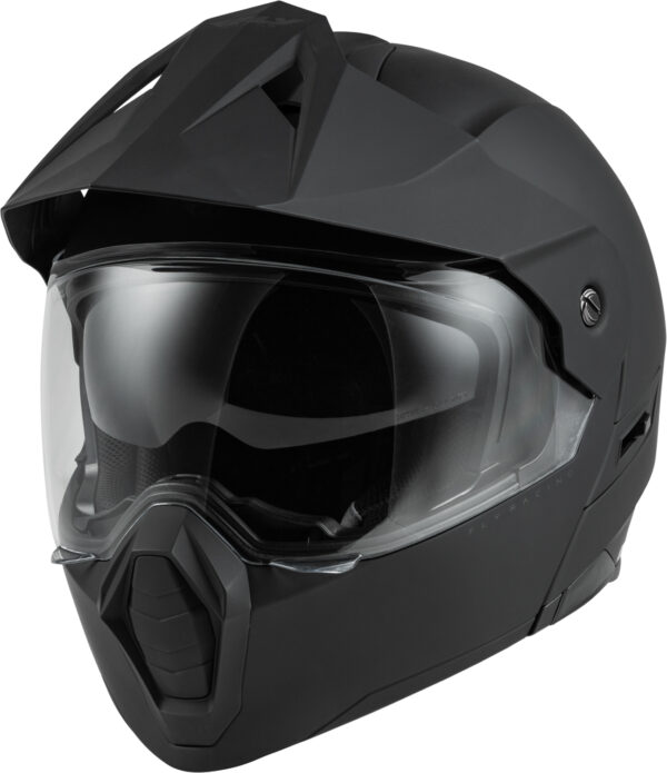 FLY RACING ODYSSEY ADVENTURE MODULAR HELMET MATTE BLACK XS - 73-8331XS