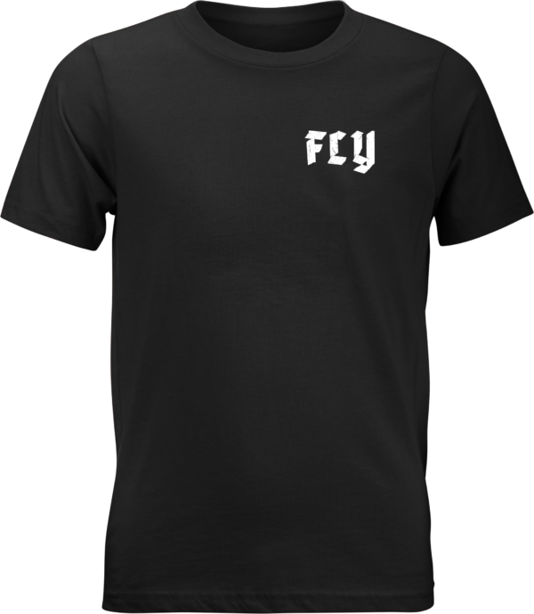 FLY RACING YOUTH FLY MOTO MIND TEE BLACK YL - 352-0430YL