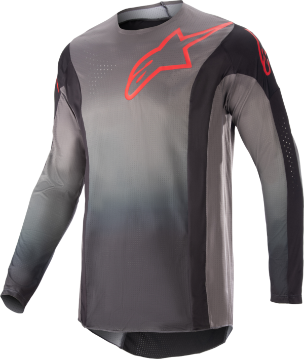 ALPINESTARS TECHSTAR SEIN JERSEY BLACK/NEON RED 2X - 3761123-1397-XXL