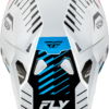 FLY RACING FORMULA CP SLICE HELMET WHITE/RED/CYAN 2X - 73-00522X - Image 4