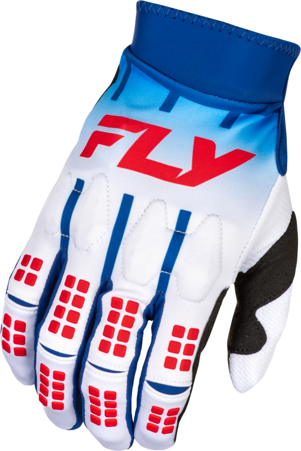 FLY RACING EVOLUTION  DST GLOVES RED/WHITE/BLUE XS - 378-113XS