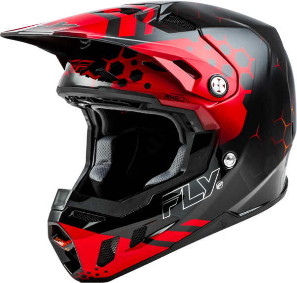 FLY RACING FORMULA CC TEKTONIC HELMET BLACK/RED/ORANGE XL - 73-4331X