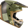 FLY RACING KINETIC RALLY HELMET MATT MOSS GRY/KHAKI/OFF-WHT XS - A0030594XS - Image 4