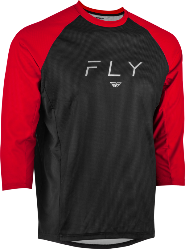 FLY RACING RIPA 3/4 SLEEVE JERSEY BLACK/RED MD - 352-8131M