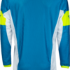 FLY RACING YTH KINETIC MESH KHAOS JERSEY BLUE/WHITE/HI-VIS YL - 377-332YL - Image 3