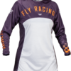 FLY RACING WOMEN'S LITE JERSEY DEEP PURPLE/WHT/NEON CORAL 2X - 377-6212X - Image 2