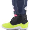 ALPINESTARS TECH 3S KIDS BOOTS BLACK/ DARK BLUE/PINK FLUO SZ 01 - 2014518-1176-1 - Image 3