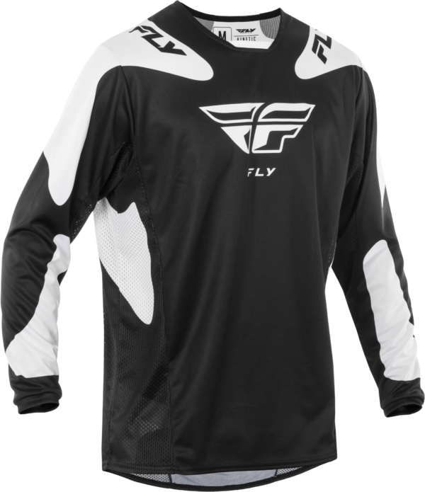 FLY RACING KINETIC SYM JERSEY BLACK/WHITE 2X - 378-4212X