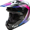 FLY RACING FORMULA CP KRYPTON HELMET WHITE/BLACK/PURPLE 2X - 73-00392X - Image 4