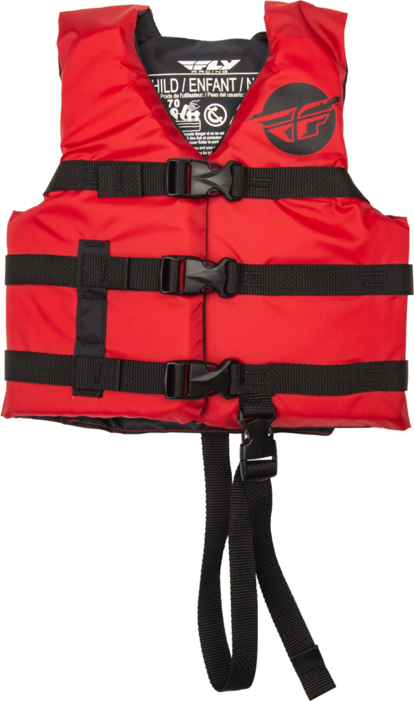 FLY RACING CHILD FLOTATION VEST RED/BLACK - 221-30322