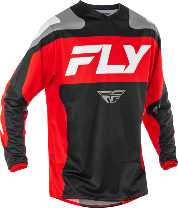 FLY RACING F-16 JERSEY BLACK/RED/WHITE 5X - 378-9205X