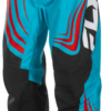 FLY RACING YOUTH F-16 PANTS CA/NY CYAN/BLACK/RED SZ 26 - C378-23126 - Image 6