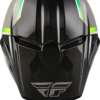 FLY RACING YOUTH KINETIC VISION HELMET GREY/BLACK YL - F73-8650YL - Image 3