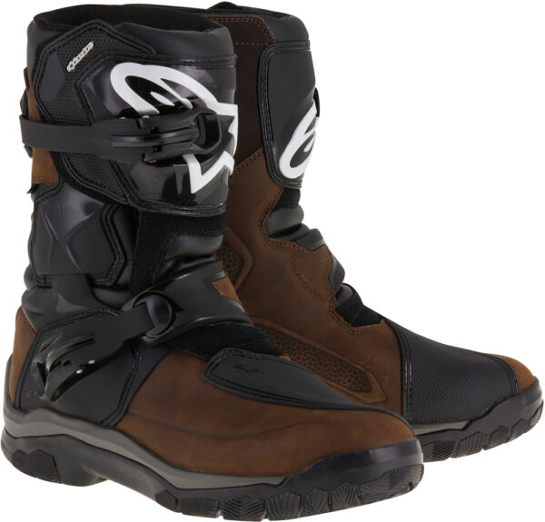 ALPINESTARS BELIZE DRYSTAR BOOTS BROWN OILED LEATHER SZ 09 - 2047317-82-9