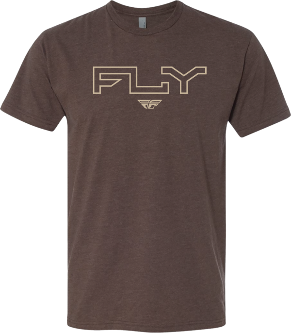 FLY RACING FLY EDGE TEE ESPRESSO MD - 354-0312M