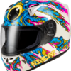 FLY RACING REVOLT SPACE CREEP HELMET LIGHT BLUE/WHITE/PINK 2X - 73-83862X - Image 3