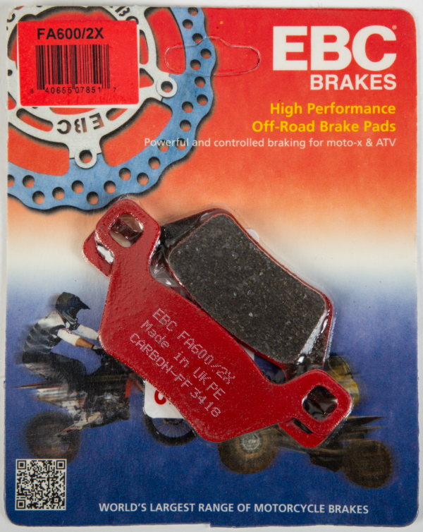 EBC BRAKE PADS FA600/2X CARBON X SERIES - FA600/2X