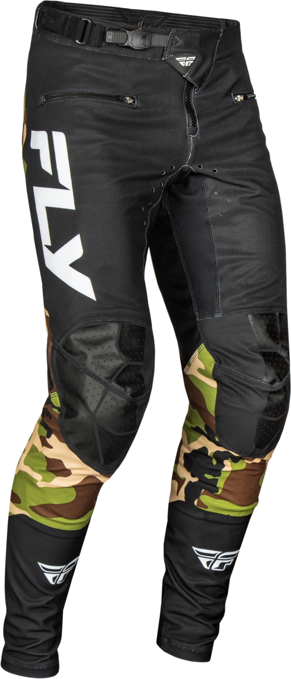 FLY RACING RAYCE BICYCLE PANTS BLACK/CAMO SZ 32 - 378-06032