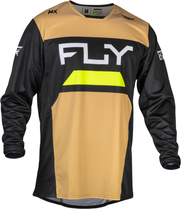 FLY RACING KINETIC RELOAD JERSEY KHAKI/BLACK/HI-VIS SM - 377-522S